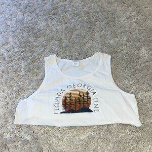 Florida Georgia line cropped tank
